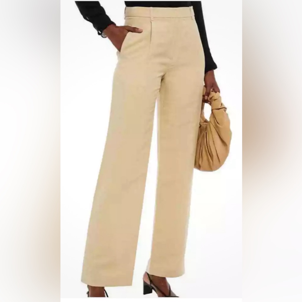Nwt Nili Lotan Dayton Pant In Khaki Size 4